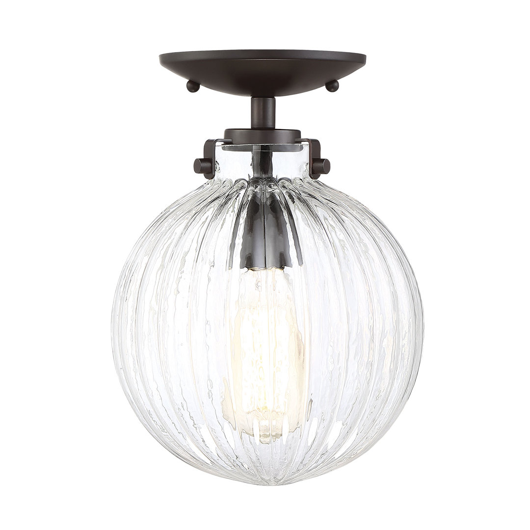 Kaydan 1 - Light 8" Semi Flush Mount